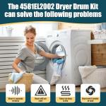 LG Kenmore Dryer Roller Repair Kit with Belt