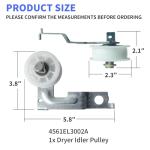 LG Kenmore Dryer Repair Kit with Rollers and Belt
