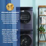 LG Kenmore Dryer Repair Kit with Rollers and Belt