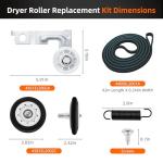 LG Kenmore Dryer Roller Repair Kit 4581EL2002L