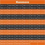 Kenmore LG Dryer Repair Kit with Rollers, Belt, Pulley