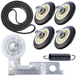 LG & Kenmore Dryer Repair Kit: Roller, Belt, Pulley