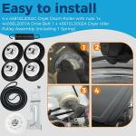 LG Dryer Repair Kit: Roller, Belt, and Pulley