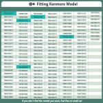 LG & Kenmore Dryer Repair Kit: Roller, Belt, Pulley