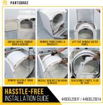 LG Dryer Drum Belt Replacement 4400EL2001F