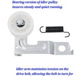 LG Kenmore Dryer Repair Kit: Roller, Belt, Pulley