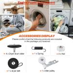LG Kenmore Dryer Repair Kit: Roller, Belt, Pulley