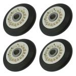 4 Pack Dryer Drum Rollers for LG Dryers