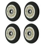 4 Pack Dryer Drum Rollers for LG Dryers