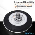 BlueStars Durable Dryer Drum Roller Assembly - 2 Pack