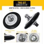 LG Kenmore Dryer Rollers Kit 4-Pack