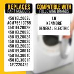 LG Kenmore Dryer Rollers Kit 4-Pack