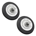 2 Pack Dryer Drum Roller Assembly for LG Kenmore