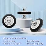 2 Pack Dryer Drum Roller Assembly for LG Kenmore