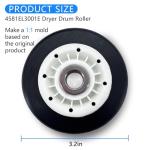 Dryer Drum Roller 4581EL3001E - Fit for LG & Kenmore