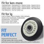 Dryer Drum Roller 4581EL3001E - Fit for LG & Kenmore