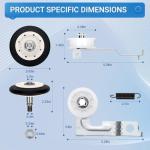 LG Kenmore Dryer Repair Kit with Drum Roller