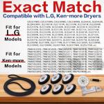 Dryer Rollers Kit Compatible with LG Models