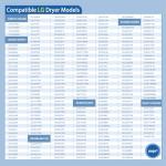 LG Kenmore Dryer Repair Kit with Drum Roller