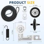LG Kenmore Dryer Repair Kit with Rollers and Belt