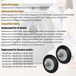 LG Dryer Drum Roller Assembly Replacement - 2 Pack