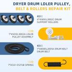 LG Kenmore Dryer Repair Kit with Rollers and Belt