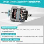 LG & Kenmore Dryer Motor Assembly Replacement 4681EL1008A