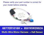 LG Washer Motor Wire Harness and Hall Sensor
