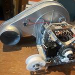LG Dryer Blower Motor and Housing Assembly