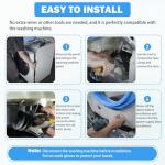 GE Washer Drain Pump and Filter Assembly Replacement