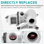 GE Front Load Washer Drain Pump and Filter Replacement