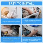 WH11X29539 Washer Drain Pump Filter Assembly