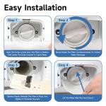 LEYURISE Washer Drain Pump Filter for GE Models