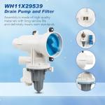 GE Washer Drain Pump Assembly & Filter