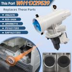 GE Top Load Washer Drain Pump and Filter Assembly