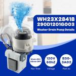 Hotpoint GE Washer Drain Pump Motor Replacement