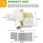 Techecook Washer Drain Pump for GE Hotpoint