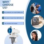 GE Top Load Washer Drain Pump and Filter Assembly