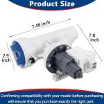 GE Washer Drain Pump and Filter Assembly