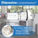Alsoyixia WH11X34741 Washer Drain Pump Filter