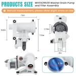 Washer Drain Pump Filter for G-E Front Load