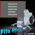 GE Washer Drain Pump Replacement for GTW750
