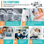 Washer Drain Pump Filter for G-E Front Load