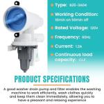 Washer Drain Pump Filter for G-E Front Load