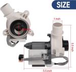 GE/Hotpoint Washer Drain Pump Assembly WH23X28418
