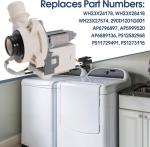 GE/Hotpoint Washer Drain Pump Assembly WH23X28418