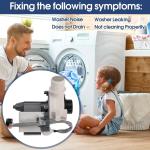 GE/Hotpoint Washer Drain Pump Assembly WH23X28418