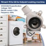 GE/Hotpoint Washer Drain Pump Assembly WH23X28418