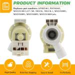GE Washer Drain Pump and Motor Assembly