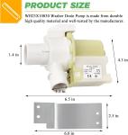 GE Washer Drain Pump and Motor Assembly